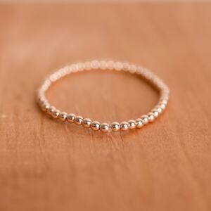 Rose Gold Hematite Bracelet - 7 in